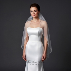 Pearl Trimmed  Bridal Veil