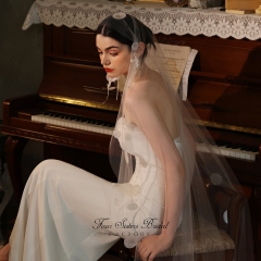 Shell Sequin Bridal Veils
