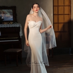 Two-tier Curly Edge Bridal Veils