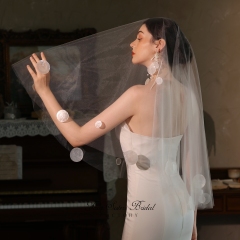 Shell Sequin Bridal Veils