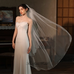 Two-tier Curly Edge Bridal Veils