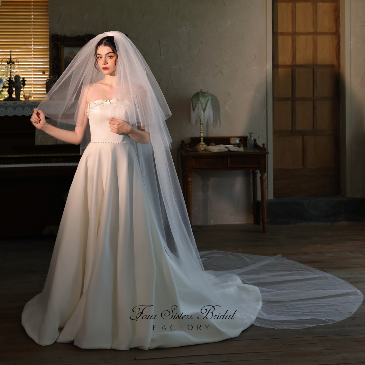 Three-tier Puffy Bridal Veils