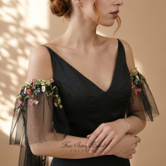 Colorful Lace Embroidered Bridal Shawls