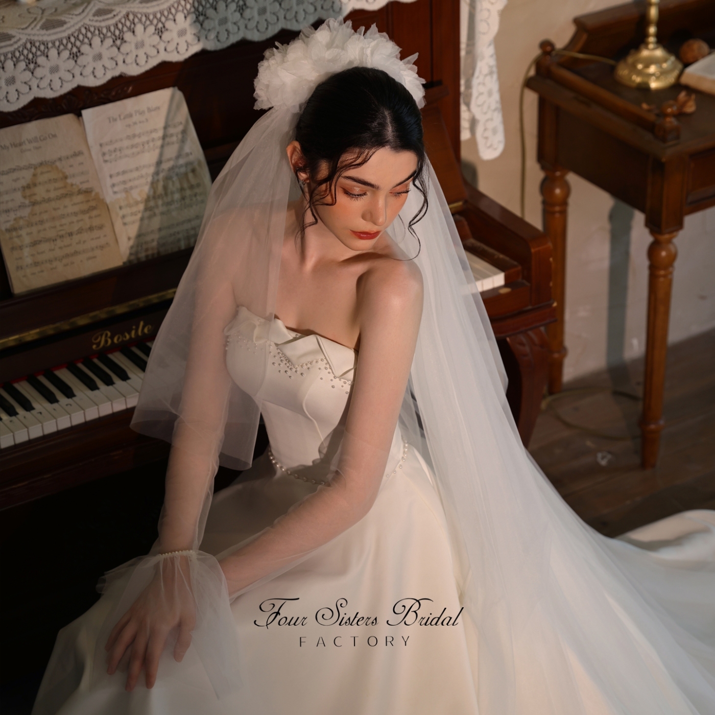 Ethereal Floral Bridal Veils