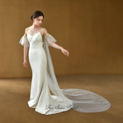 Colorful Lace Embroidered Bridal Shawls