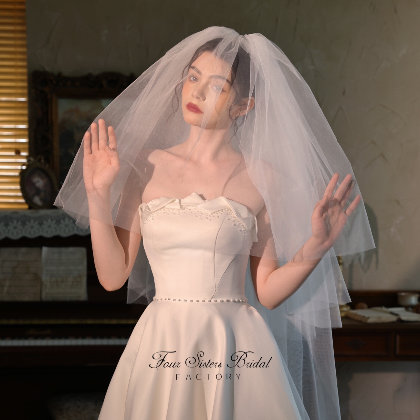 Three-tier Puffy Bridal Veils