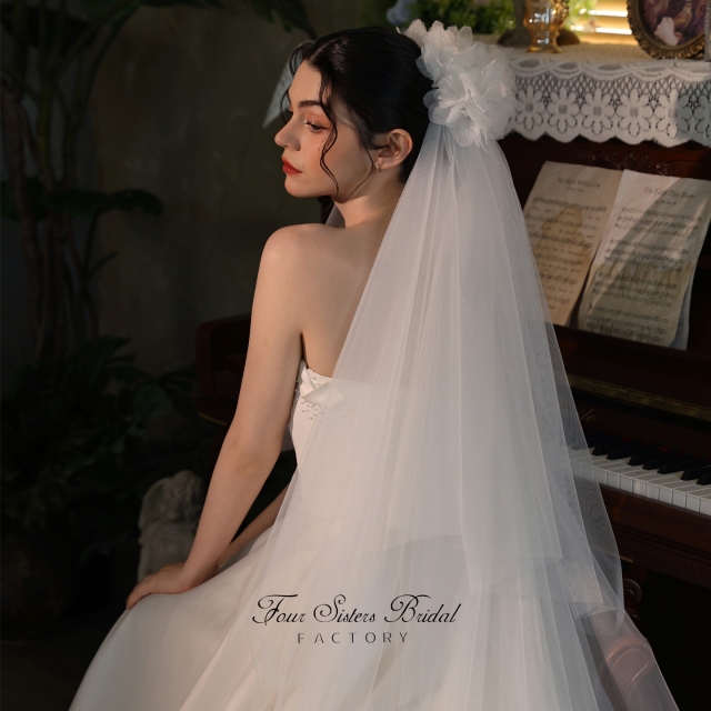 Ethereal Floral Bridal Veils