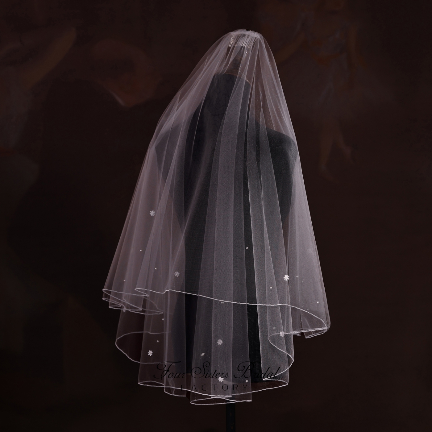 Beading Bridal Veils