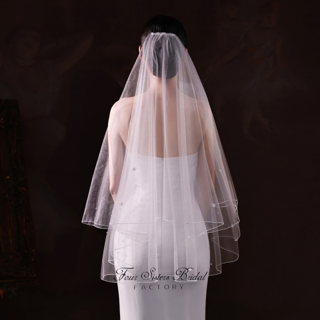 Beading Bridal Veils