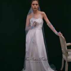Long Elegant Colorful New  Veils