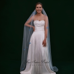 Long Elegant Colorful New  Veils