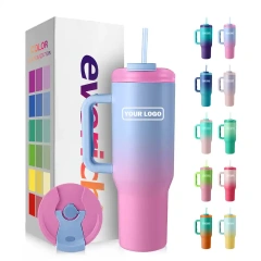 ODM 40oz Travel Tumbler Stainless Steel Double Wall 18/8 Customized Car Water Jug Bottle