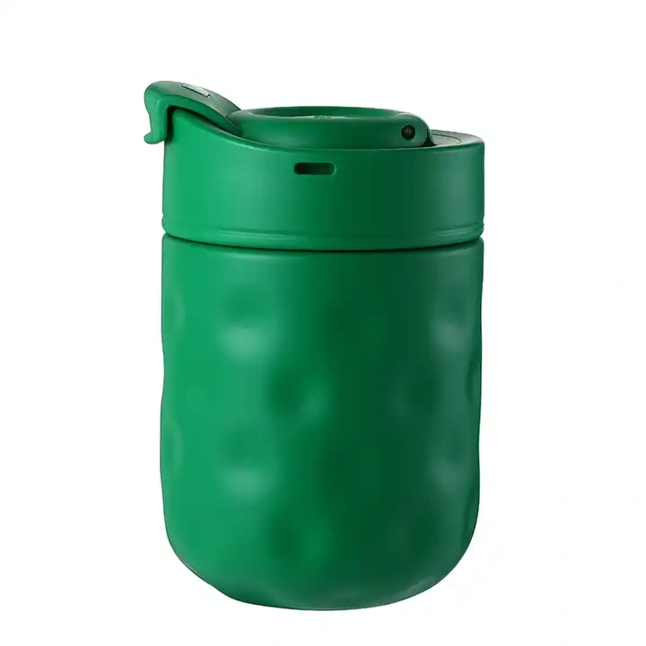 New Design Everich Custom 300ml Double-walled Insulated Special-shaped Stainless Steel Coffee Mug with Sealed Lid