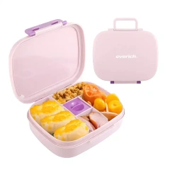 BPA Free New Design 5 Tray Leaking Proof 1100ml Plastic Lunch Box for Kids