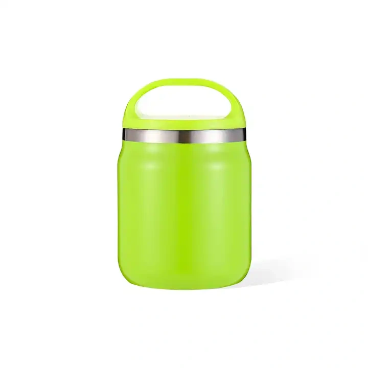 2023 New Design ODM OEM Vacuum Food Thermos with Tritan and Glass Container 600ml