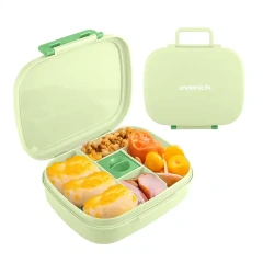 BPA Free New Design 5 Tray Leaking Proof 1100ml Plastic Lunch Box for Kids