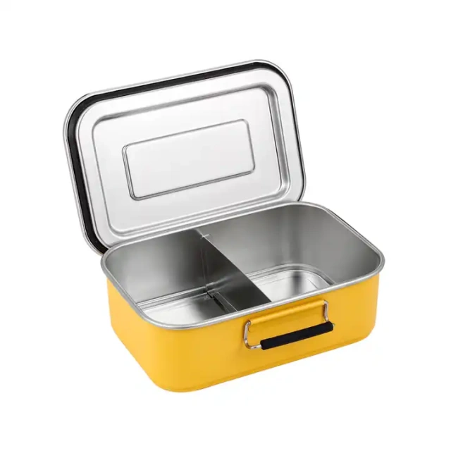 ODM Design Wholesale Easy Clean Stainless Steel Leak Proof Bento Box for Kids and Adults