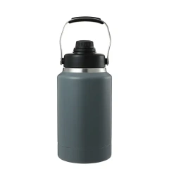 ODM 64oz 2 in 1 Pets remove Sports Water Bottle Dog Bowl Stainless Steel Shaker
