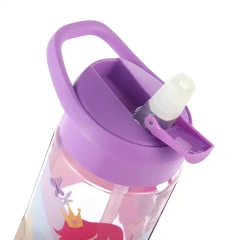 2023 everich Kids water bottle 400ml Tritan with straw lid and built in carrying loop