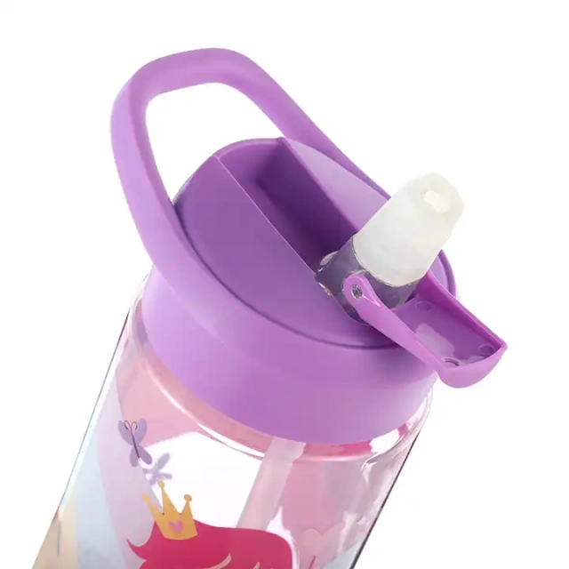 2023 everich Kids water bottle 400ml Tritan with straw lid and built in carrying loop