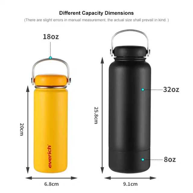 2022 BPA free LFGB Double walled Insulated 18/8 Stainless Steel Vacuum Flask Sport Water Bottle with straw easy carry