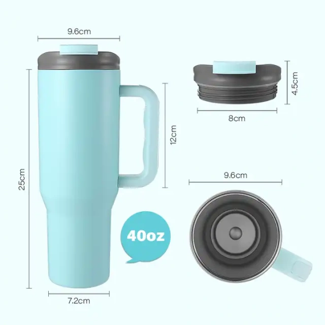 ODM 40oz Travel Tumbler Stainless Steel Double Wall 18/8 Customized Car Water Jug Bottle