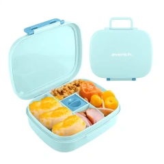 BPA Free New Design 5 Tray Leaking Proof 1100ml Plastic Lunch Box for Kids