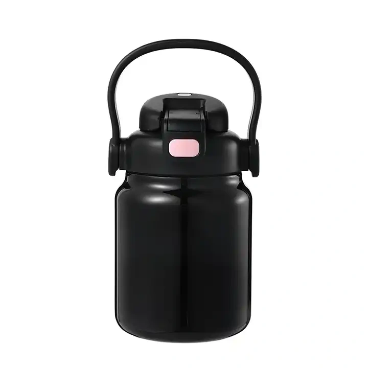 2 in 1 Press Lid Kids Water Bottle Big Capacity Hot Selling BPA Free Stainless Steel Sport Insulated Water Bottle Straw Lid