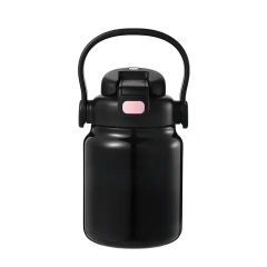 2 in 1 Press Lid Kids Water Bottle Big Capacity Hot Selling BPA Free Stainless Steel Sport Insulated Water Bottle Straw Lid