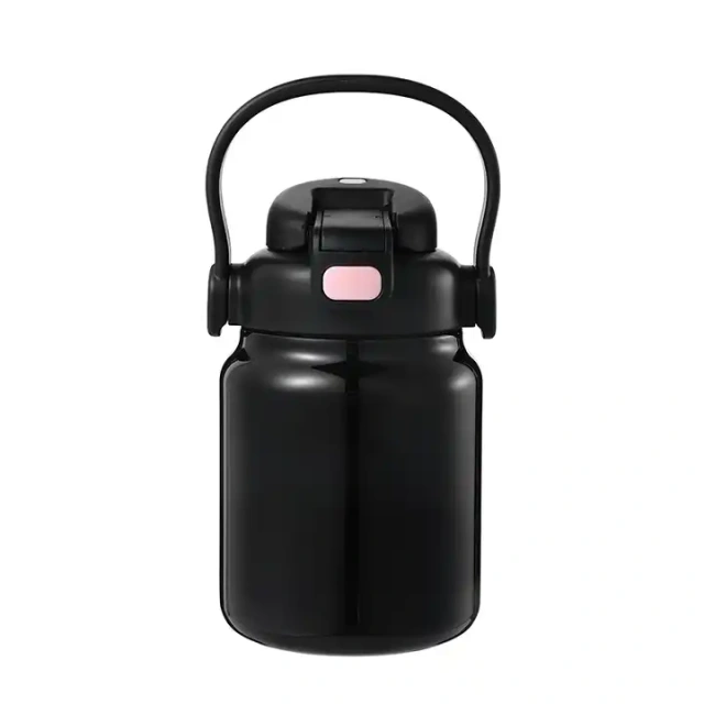 2 in 1 Press Lid Kids Water Bottle Big Capacity Hot Selling BPA Free Stainless Steel Sport Insulated Water Bottle Straw Lid