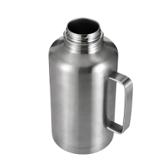 64oz High Quality Water Tank BPA Free Stainless Steel Beer Growler Sports Bottle Outdoor Travel Jug Handle Beer Growler