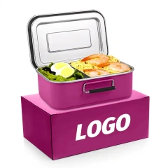 ODM Design Wholesale Easy Clean Stainless Steel Leak Proof Bento Box for Kids and Adults