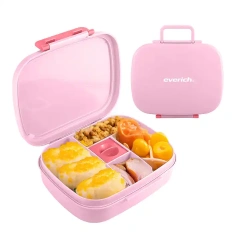 BPA Free New Design 5 Tray Leaking Proof 1100ml Plastic Lunch Box for Kids