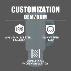 OEM 40oz tumbler BPA free Double walled Insulated 18/8 Stainless Steel Vacuum Flask Sport Water Bottle with straw easy carry