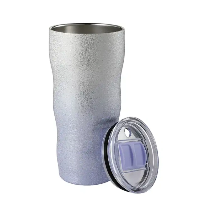 New Design Everich Custom 400ml Special-shaped Stainless Steel Coffee Tumbler with lid BPA free