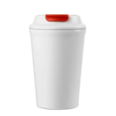 Everich Custom 400ml Double-walled Insulated Stainless Steel Coffee Mug with Sealed Lid and Handle