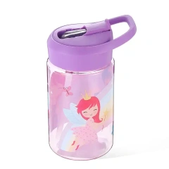 2023 everich Kids water bottle 400ml Tritan with straw lid and built in carrying loop