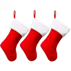 Santa Claus Snowman Merry Christmas Stockings 2023 Kids Gifts Socks XMAS Christmas Decorations Supplies Ornaments