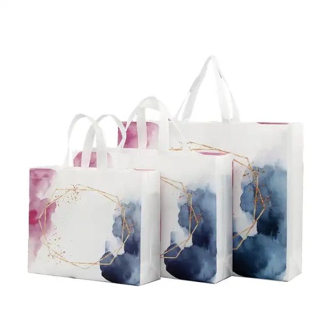 Wholesale Grocery Shopping Bags PP Shopping Tote Bags Promotional Boutique Bags