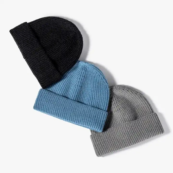 Wholesale Colorful Embroidery Customized Logo Winter Acrylic Custom Knitted Beaies