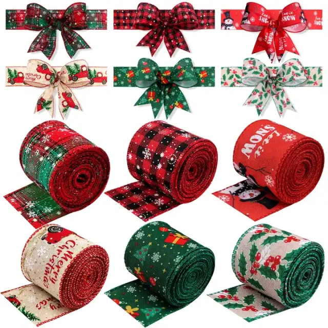 Best Selling Products 2023 100% Polyester Grosgrain Ribbon Christmas Grosgrain Printed for navidad