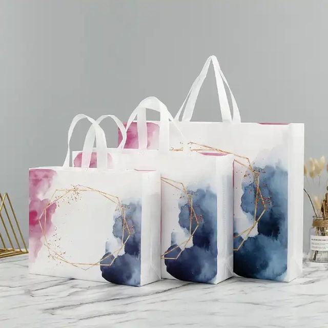 Wholesale Grocery Shopping Bags PP Shopping Tote Bags Promotional Boutique Bags