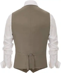 chaleco Custom New Arrival Dress Vests For Men Slim Fit Men's Vest Jacket Formal Business Wedding Wear Men'S Vests