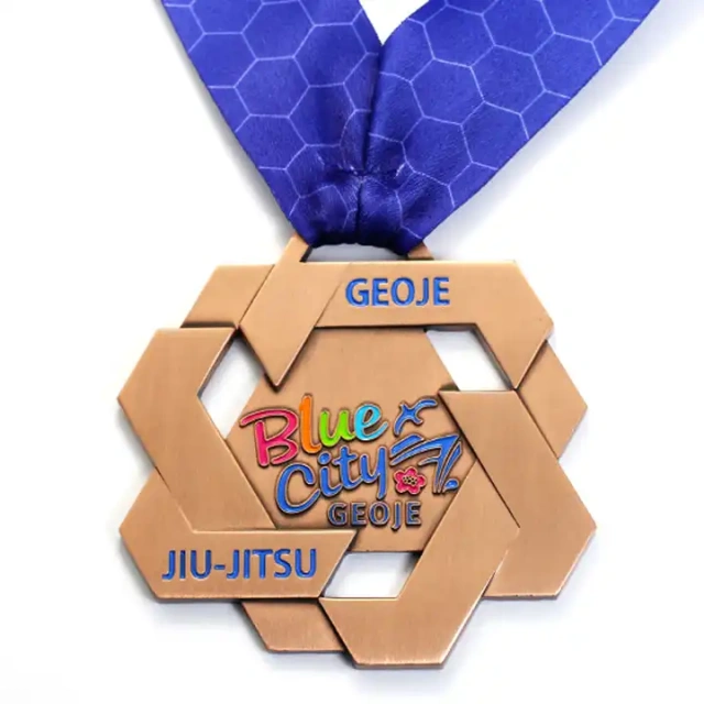 Wholesale Cheap Custom Metal Bjj Jiu-jitsu Medal
