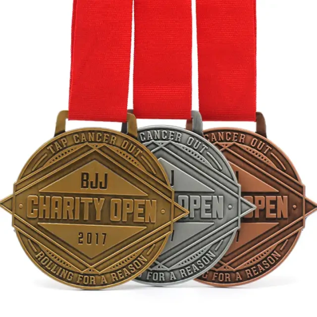 Wholesale Cheap Custom Metal Bjj Jiu-jitsu Medal