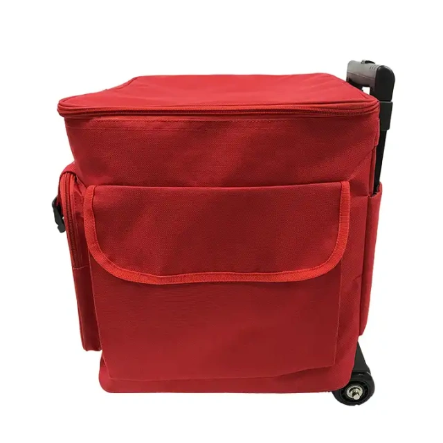 Wholesale 600D Polyester wheeled Shopping Trolley Bag Shopping Trolley