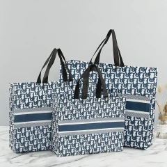 Custom Promotional Printed PP Non Woven Polypropylene Eco Reusable Grocery Shop Tote Bag