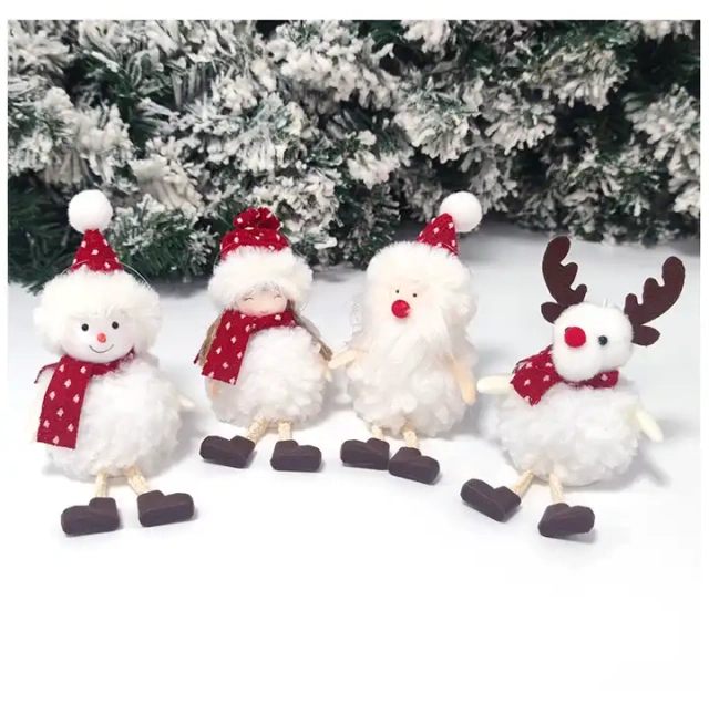 Personalized Christmas Home Decoration Santa Claus Welcome Hanging Pendant Xmas Gift Christmas Wreath