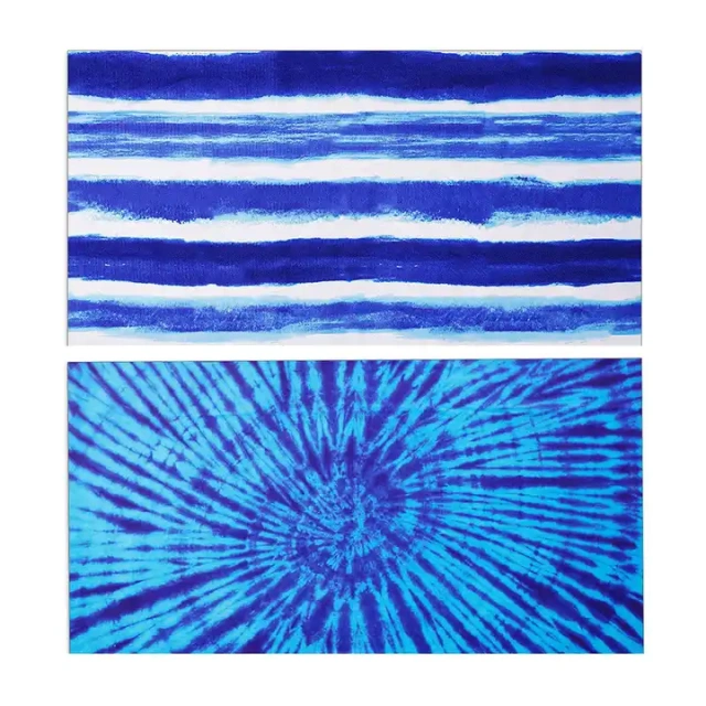 Manufacturers promotional digital printed pattern beach towel quick drying sports towel custom logo