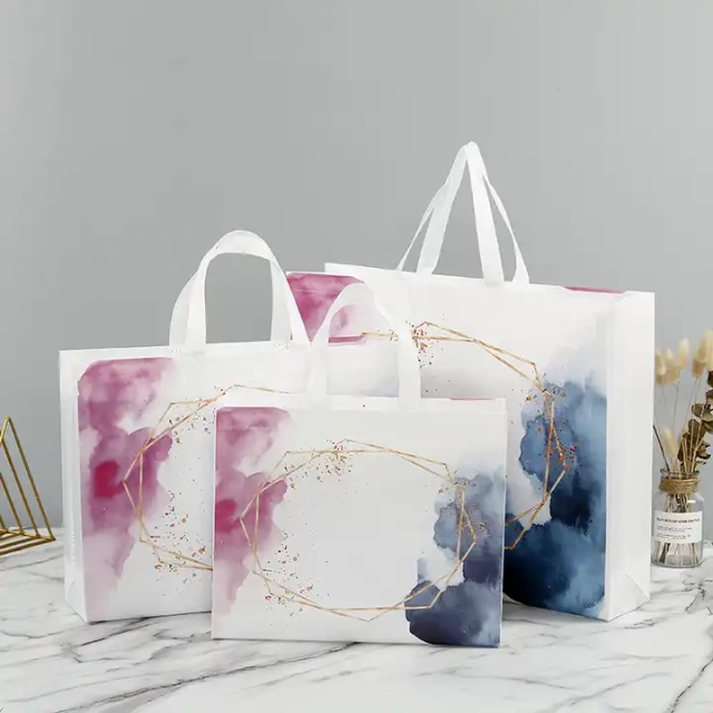 Wholesale Grocery Shopping Bags PP Shopping Tote Bags Promotional Boutique Bags